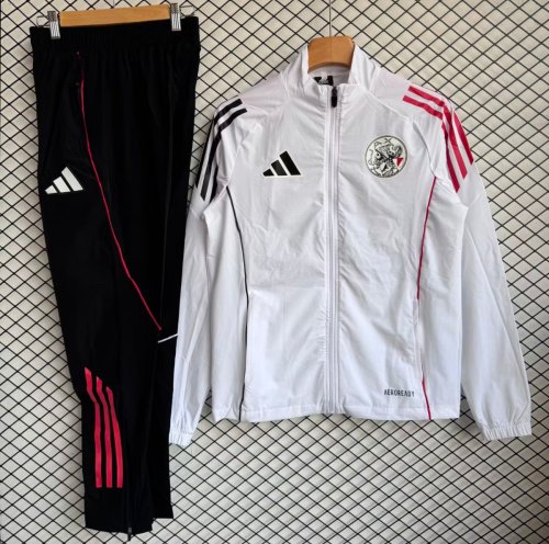 25/26 Mexico National Team White with Pink Full zipper Jacket Tracksuit+ long pants