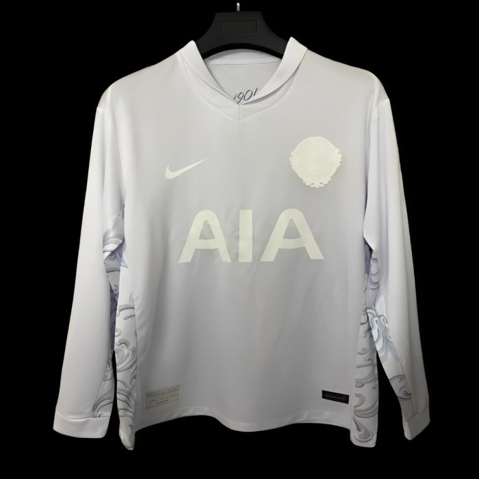 25/26 Tottenham Hotspur 125Th Anniversary White Long Sleeve Jersey