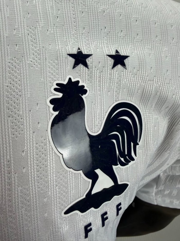 Player Version 2026 France Away White Jersey