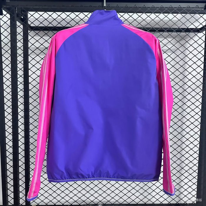 2026 Germany Purple/Blue Full Zipper Windbreaker