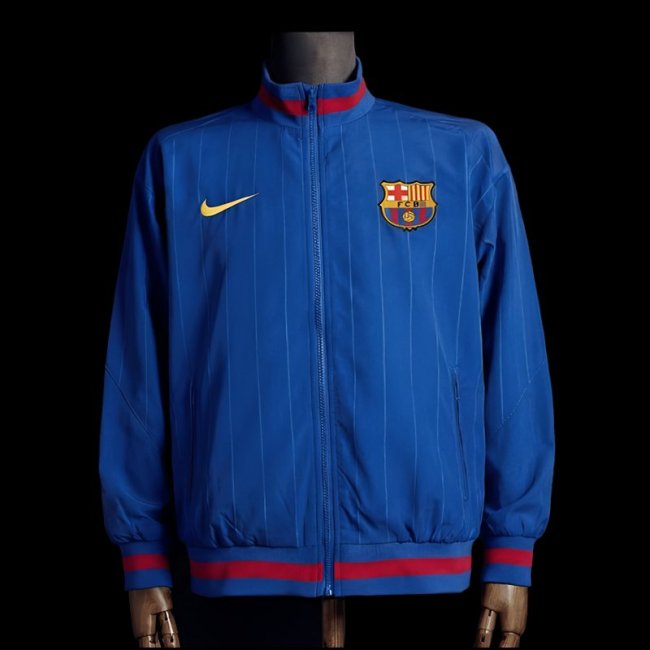 2026 Barcelona Blue Jacket Windbreaker