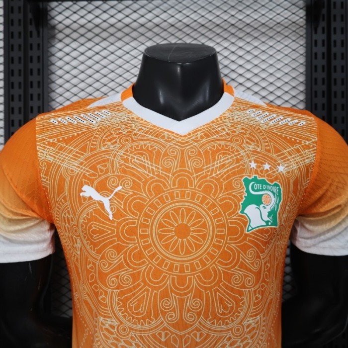 2026 Player Version Ivory Coast Special Edition Orange Jersey