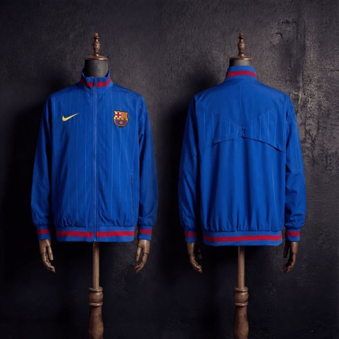 2026 Barcelona Blue Jacket Windbreaker