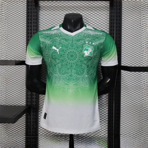 2026 Player Version Ivory Coast Special Edition Green Jersey