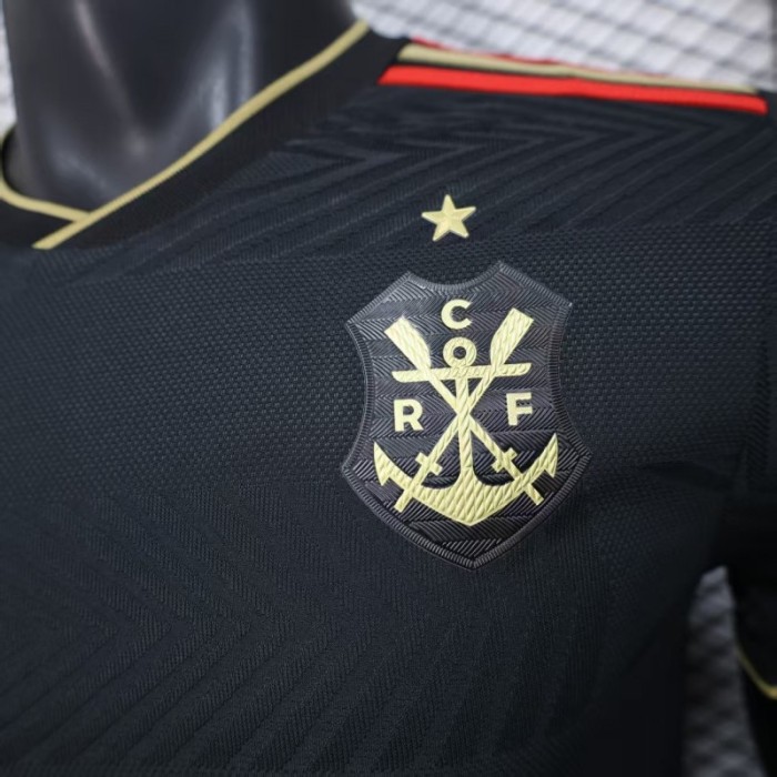 25/26 Player Version  Flamengo Away Black Jersey