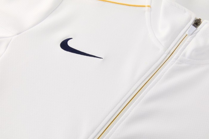 2026 NIKE White Full Zipper Jacket + Long Pants