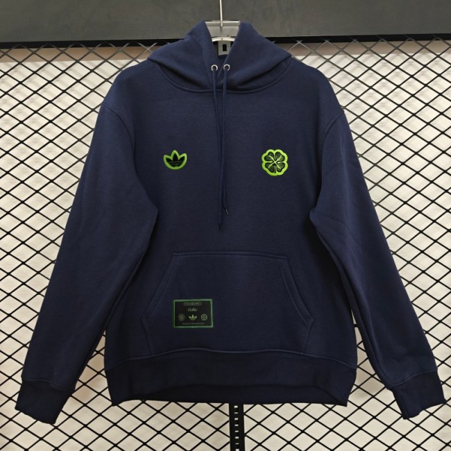 25/26 Celtic Embroidered Logo Hoodie 9 Colors