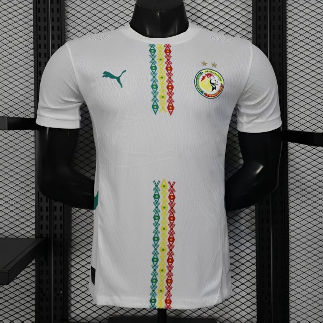 2026 Player Version Senegal Home White Double Stars Edition Jersey
