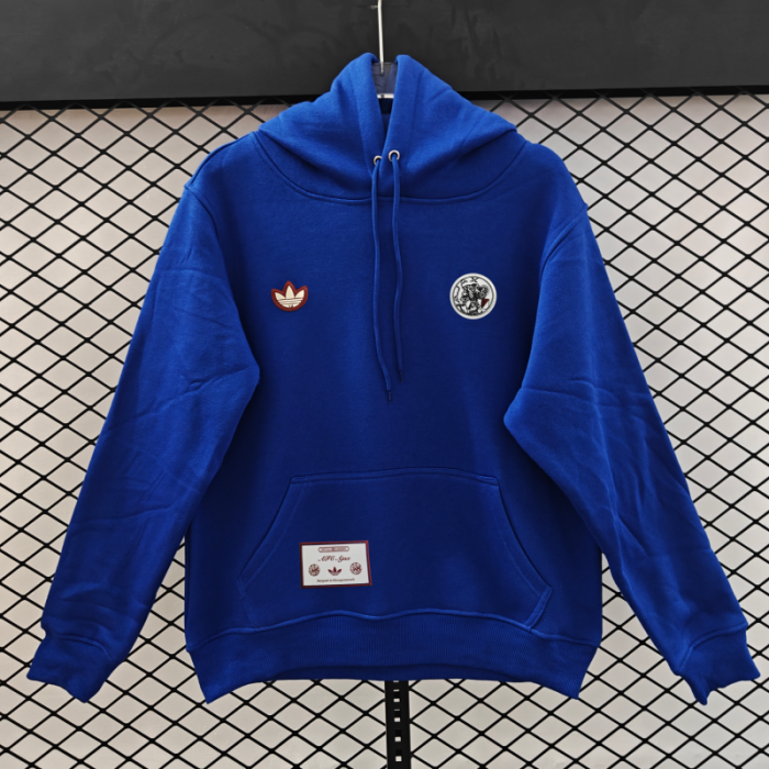 25/26 Ajax Embroidered Logo Hoodie 9 Colors