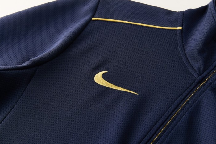 2026 NIKE Navy Full Zipper Jacket + Long Pants