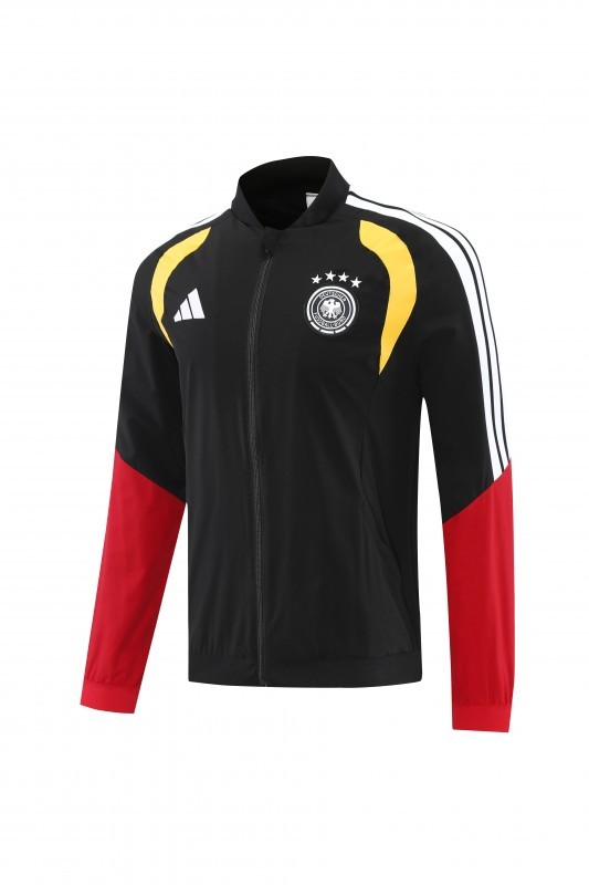 2026 Germany Black Full Windbreaker + Long Pants