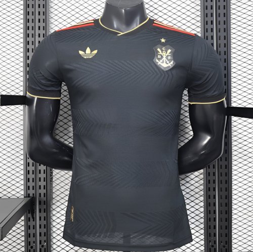 25/26 Player Version  Flamengo Away Black Jersey