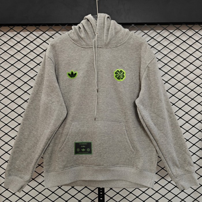 25/26 Celtic Embroidered Logo Hoodie 9 Colors