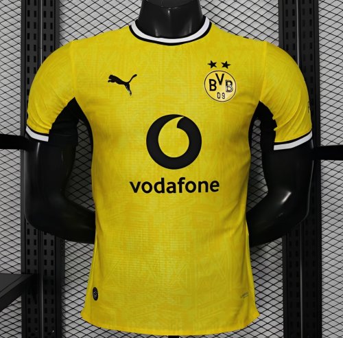 25/26 Player Version Borussia Dortmund Yellow with Black Trim Jersey