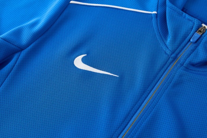 2026 NIKE Blue Full Zipper Jacket + Long Pants