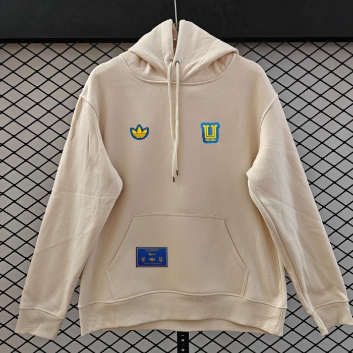 25/26 Tigres UANL Embroidered Logo Hoodie 9 Colors