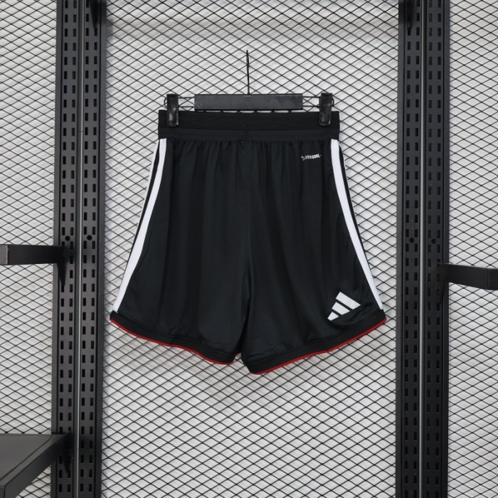 2026 Player Version Germany Black with White Stripes Shorts