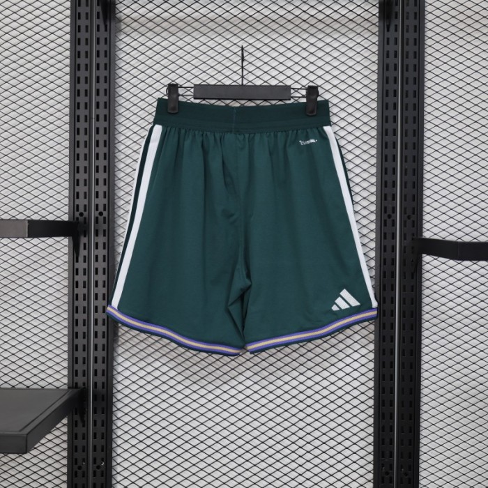 2026 Player Version Saudi Arabia Green with White Side Stripes  Shorts