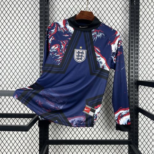 2026 Mens England Hollywood Goalkeeper Long Sleeve Jersey