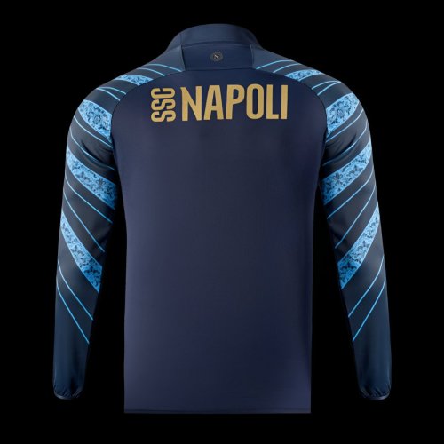25/26 Napoli Blue Pre-Match Long Sleeve Sweatshirt