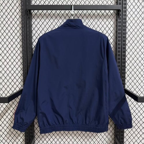 25/26 Bayern Munich Navy Full Zipper Windbreaker