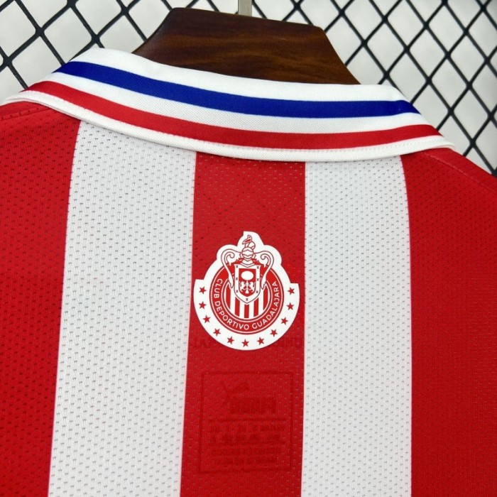 2016/17 Retro Chivas Guadalajara 110th Anniversary Long Sleeves Jeresy