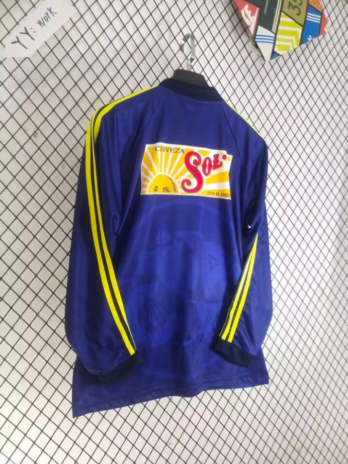 Retro 97/98 Club America Away Blue Long Sleeve Jersey