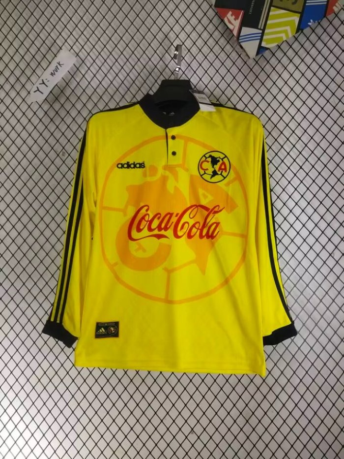 Retro 97/98 Club America Home Long Sleeve Jersey