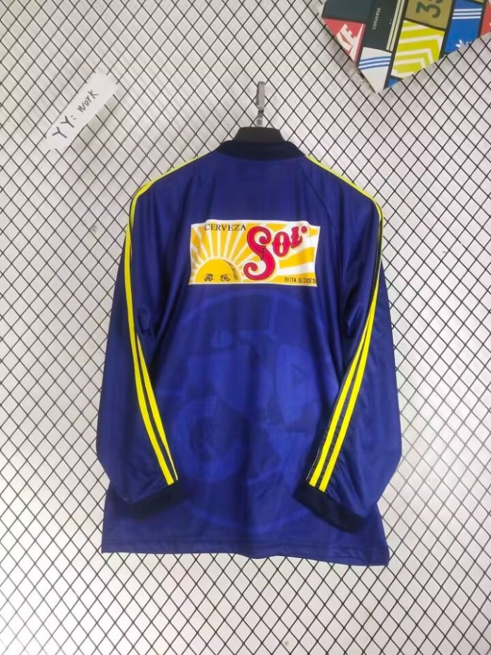 Retro 97/98 Club America Away Blue Long Sleeve Jersey