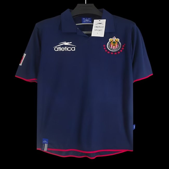 Retro 03/04 Chivas Guadalajara Away Navy Jersey