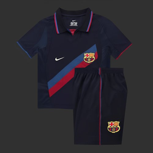Retro Kids 02/03 Barcelona Third Jersey