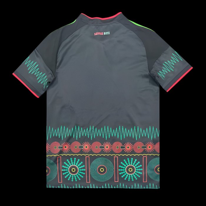 2026 Adidas Jamaica x Bob Marley Black Away Jersey