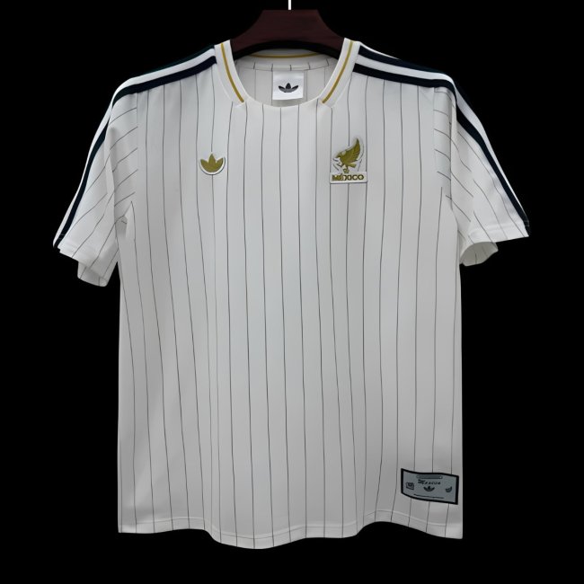 2026 Mexico Adidas Terrace Icons White Jersey
