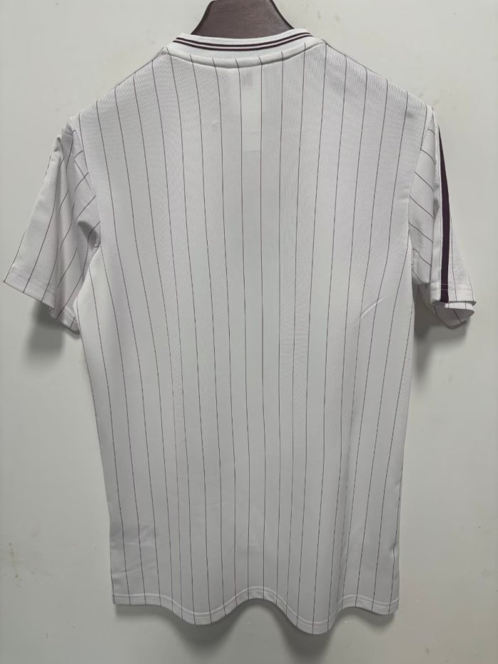 2026 Aston Villa Adidas Terrace Icons White Jersey