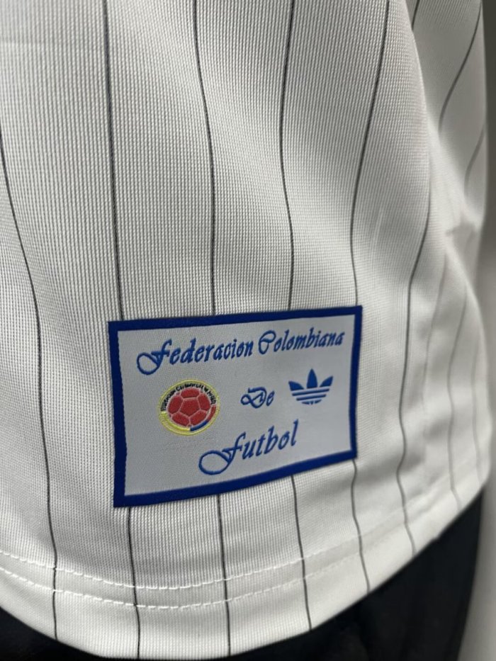 2026 Colombia Adidas Terrace Icons White Jersey