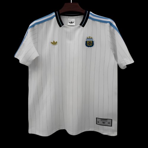 2026 Argentina Adidas Terrace Icons White Jersey