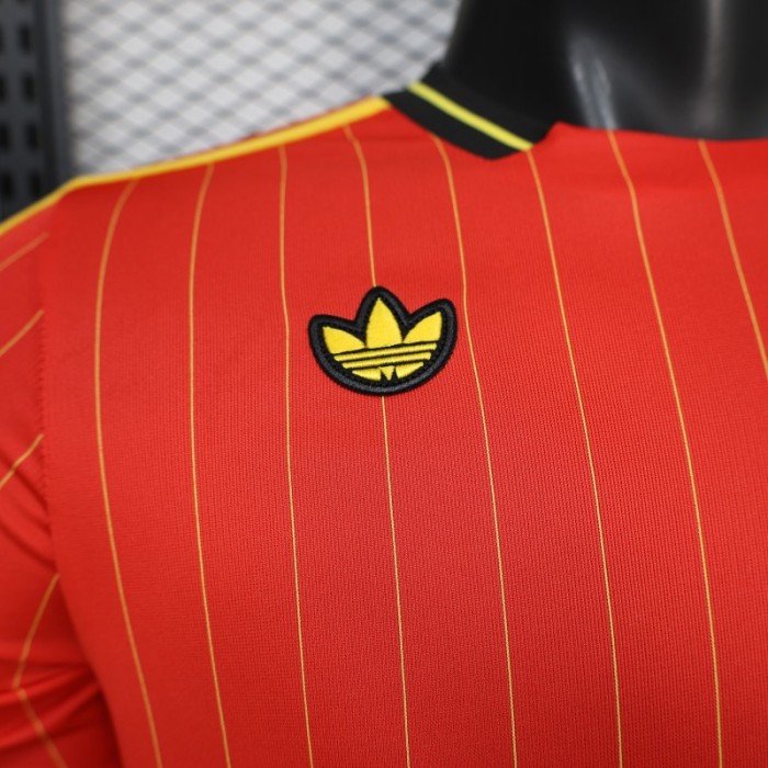 Player Version 2026 Belgium Red Terrace Icons White Jersey