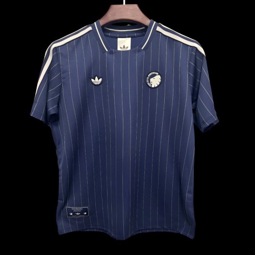 25/26 FC Copenhagen Adidas Terrace Icons Navy Blue Jersey