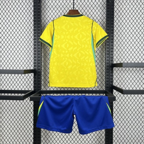 2026 Kids Brazil World Cup Home Kit