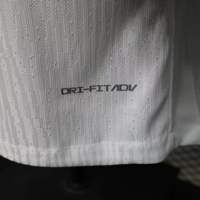 Player Version 26/27 Vasco da Gama Away White with Black Diagonal Sash Jersey