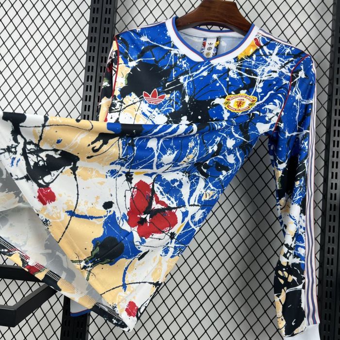 2025/26 Mens Manchester United X Stone Roses Long Sleeve Jersey