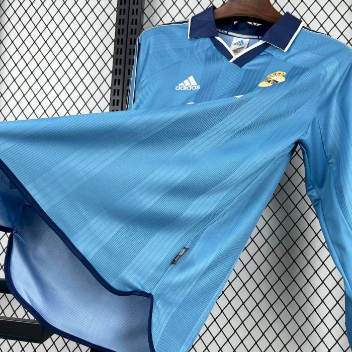 1999/00 Retro Real Madrid Third Long Sleeve Jersey