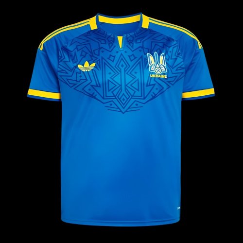 2026 Ukraine Away Blue Jersey