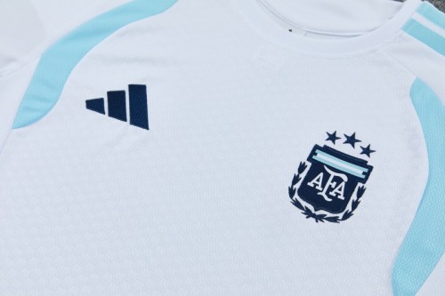 26/27 Argentina White Short Sleeve+Soccer Shorts