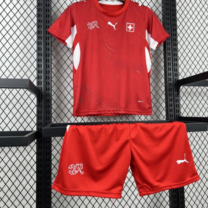 2026 Kids Switzerland World Cup Home Kit