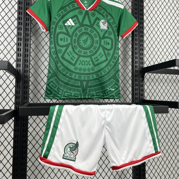2026 Kids Mexico World Cup Home Kit