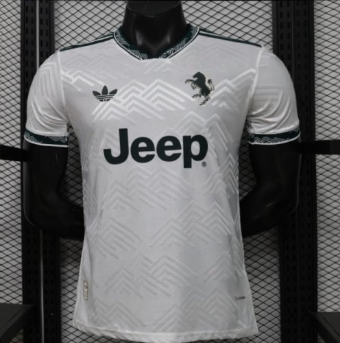Player Version 26/27 Juventus White with Dark Green Special Edition Jersey