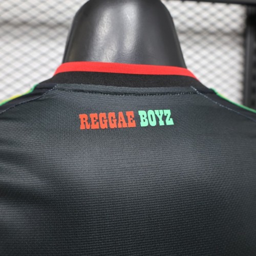 Player Version 2026 Jamaica Dark Grey Reggae Music Culture Special Edition Jersey