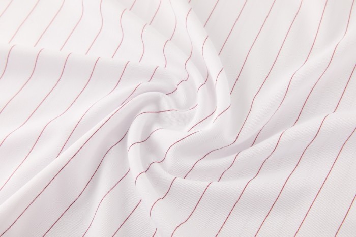 26/27 Arsenal  White Pinstripe Short Sleeve+Soccer Shorts