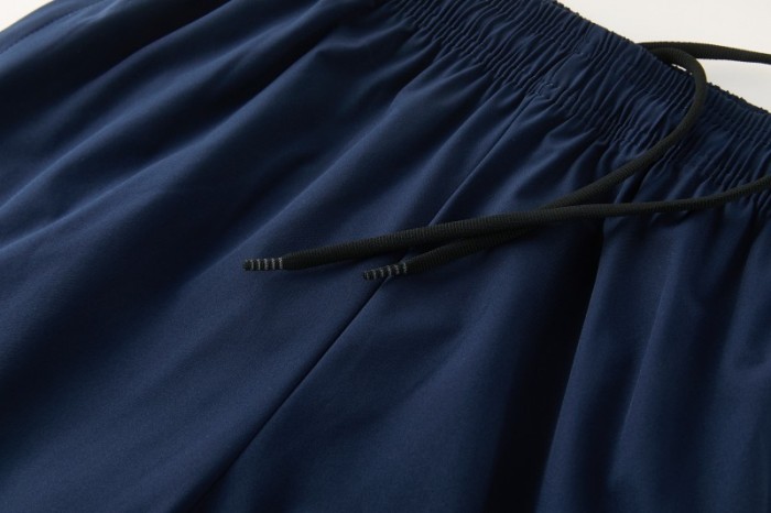 26/27 Real Madrid Navy Blue Full Zipper Hooded Windbreaker Tracksuit + Long Pants